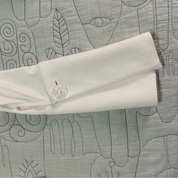 NWT The Line by K Candela Dress S Vanilla Cream Stretch Rib Rayon Lined Maxi - Picture 9 of 10